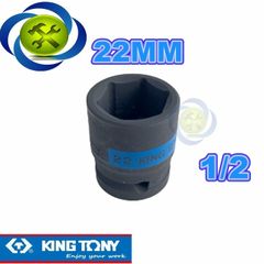 (ĐỦ SIZE) Tuýp 1/2 KINGTONY 4535 loại ngắn 6 cạnh màu đen