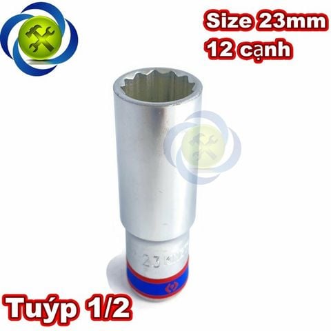 (ĐỦ SIZE) Tuýp 1/2 KINGTONY 4230 loại 12 cạnh màu trắng dài 77mm