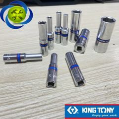 (ĐỦ SIZE) Tuýp trắng 6 cạnh Kingtony 2235 chuôi 1/4 dài 50mm (size lẻ từ 4-14mm)