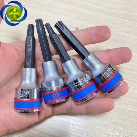 Tuýp sao 1/2 Kingtony 4033xx dài 80mm trắng đen có size T30-T50