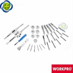 Bộ taro 32 chi tiết Workpro WP309008 (taro ren trong và ngoài M3-M12)