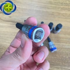 (ĐỦ SIZE) Tuýp lục giác Kingtony 3025 loại 3/8 trắng-đen