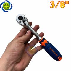 Cần siết tự động WADFOW WRW12xx 1/4 - 3/8 - 1/2 cán cầm bọc nhựa, 72 răng thép CR-V