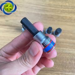 (ĐỦ SIZE) Tuýp lục giác Kingtony 3025 loại 3/8 trắng-đen