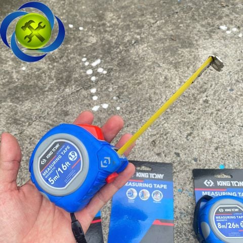 Thước cuộn Kingtony 79094 có các chiều dài từ 1 - 3 - 5- 8 Mét