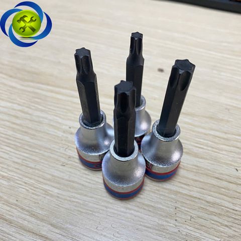 Tuýp sao 1/2 Kingtony 4033xx dài 80mm trắng đen có size T30-T50