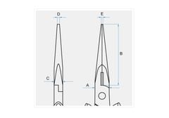 Kìm mũi nhọn điện tử Kingtony 6367-06 dài 154mm