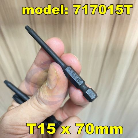 Mũi vặn vít sao Kingtony 7170xx và 7150xx loại không lỗ - chính hãng