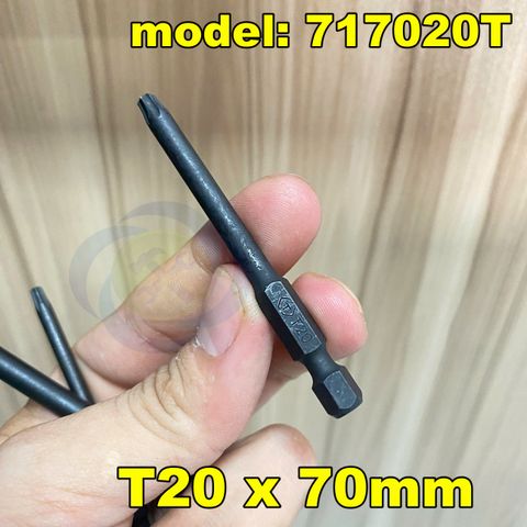 Mũi vặn vít sao Kingtony 7170xx và 7150xx loại không lỗ - chính hãng