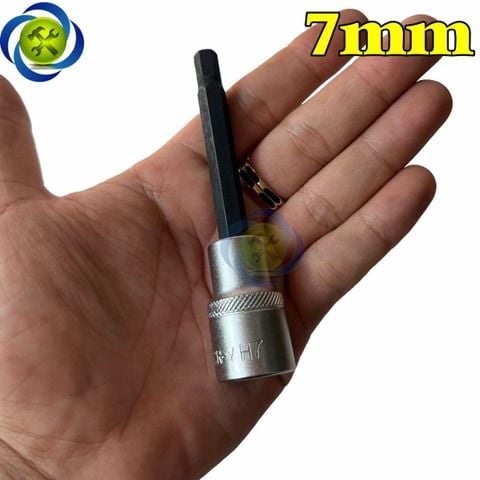 Đầu tuýp 1/2 ra đầu lục giác dài 100mm WADFOW WSC52XX các size (4-17mm)