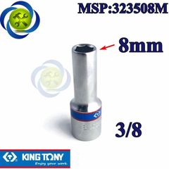 (ĐỦ SIZE) Tuýp 3/8 KINGTONY 3235 loại dài 6 cạnh màu trắng