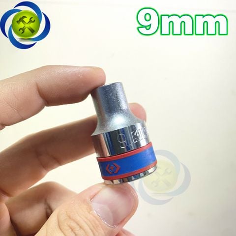 (ĐỦ SIZE) Tuýp 1/2 KINGTONY 4330 loại ngắn 12 cạnh màu trắng