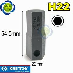 Mũi lục giác 22mm Kingtony 195422H loại gắn tuýp 3/4 609622M