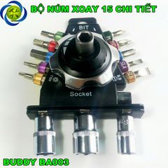 Bộ vít 15 chi tiết Buddy BA0033