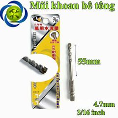 Mũi khoan bê tông đuôi lục giác 4.7mm 3/16 inch LA0021