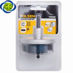 Bộ khoét lỗ TOLSEN 75869 7 chi tiết từ 26-63mm