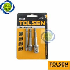 Bộ ba đầu chuyển lục giác sang bulong Tolsen 77864 1/2 & 3/8 & 1/4