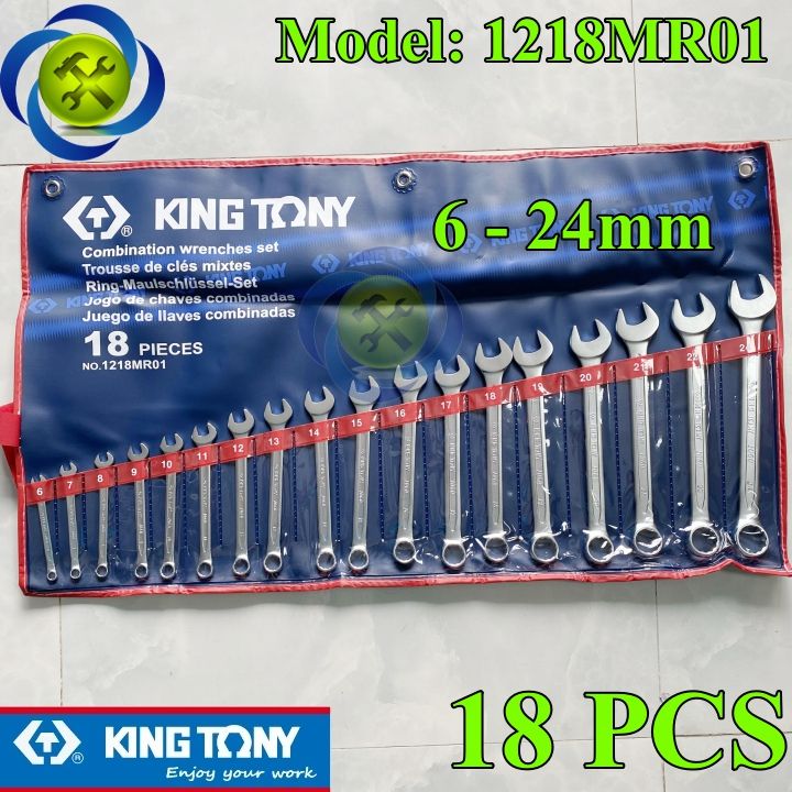 Jogo de Chave Combinada com 18 Peças - KINGTONY-1218MR01