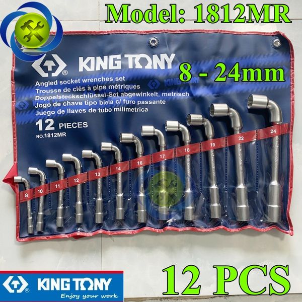 Bộ điếu 12 chi tiết 8-24mm Kingtony 1812MR