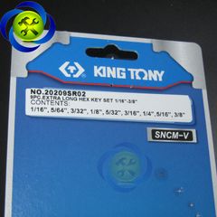 Bộ lục giác hệ inch Kingtony 20209SR02 có 9 cây