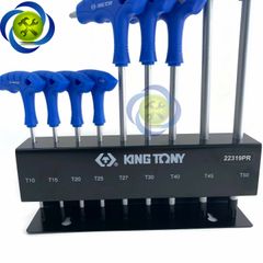 Bộ lục giác sao chữ T Kingtony 22319PR 9 cây có đế sắt