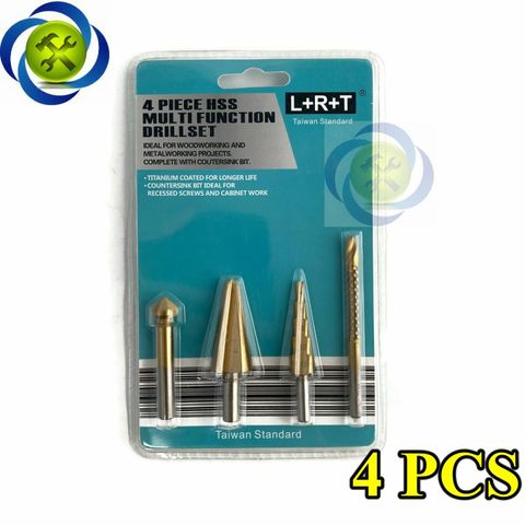 Bộ 4 mũi khoan đa năng L+R+T LRT-MK02