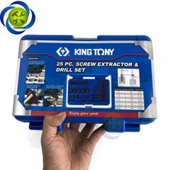 Bộ Mũi khoan lấy ốc gãy 25 món KINGTONY 11225SQ