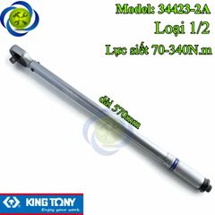 Cần siết lực 1/2 Kingtony 34423-2A 70-340N.m dài 570mm