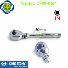 Cần siết tự động 1/4 Kingtony 2789-06P dài 150mm, gật gù