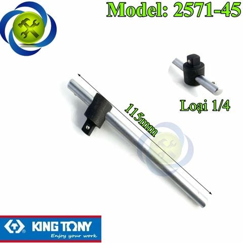 Cần trượt 1/4 inch Kingtony 2571-45 dài 115mm