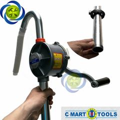 Cây bơm dầu quay tay C-Mart L0019-25 28Lmin (ống hút lắp ghép)