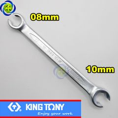 Cờ lê mở ống dầu 08mm -10mm Kingtony 19300810 loại hai đầu