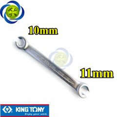 Cờ lê mở ống dầu 10mm -11mm Kingtony 19301011 loại hai đầu