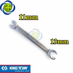 Cờ lê mở ống dầu 11mm -13mm Kingtony 19301113 loại hai đầu