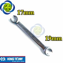 Cờ lê mở ống dầu 17mm -19mm Kingtony 19301719 loại hai đầu