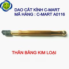 Dao cắt kính C-mart A0116 cán kim loại