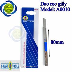 Dao rọc giấy cán inox C-Mart A0010 80 x 9 x 0.4mm