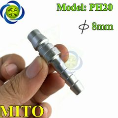 Đầu nối hơi 8mm đuôi chuột Mito PH20 Plug 5/16 House (đầu đực)