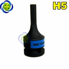 Đầu tuýp đen lục giác 5mm Kingtony 405505 1/2