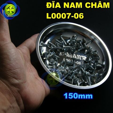 Đĩa nam châm C-MART L0007-06 đường kính 150mm