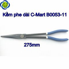 Kìm phe dài miệng thẳng C-Mart B0053-11 275mm