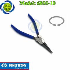 Kìm mở phe ngoài Kingtony 68SS-10 loại thẳng dài 250mm mũi 2.3mm