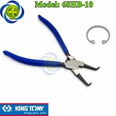 Kìm mở phe trong Kingtony 68HB-10 loại cong dài 250mm mũi 2.3mm