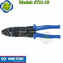 Kìm tuốt dây điện Kingtony 6721-10 tuốt , cắt , bấm cos