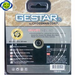 Lưỡi cắt gạch khô - ướt Gestar 155-212 vàng