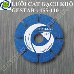 Lưỡi cắt gạch khô Gestar 155-110 xanh dương