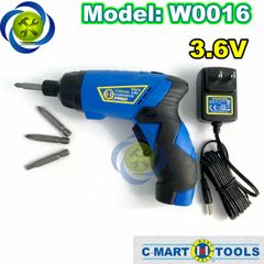 Máy bắn vít C-Mart W0016 sạc pin 3.6v có kèm mũi vít