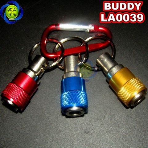 Móc khóa 3 chi tiết gắn mũi vít lục giác Buddy LA0039