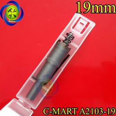 Mũi khoan lỗ thép 19mm C-Mart A2103-19