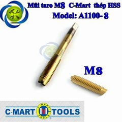 Mũi taro M8 C-Mart A1100-8 thép HSS